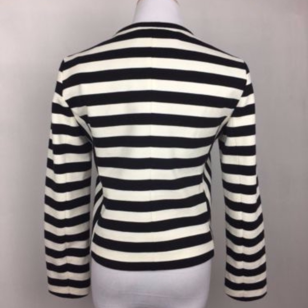 GAP black and white striped blazer - Picture 2 of 6